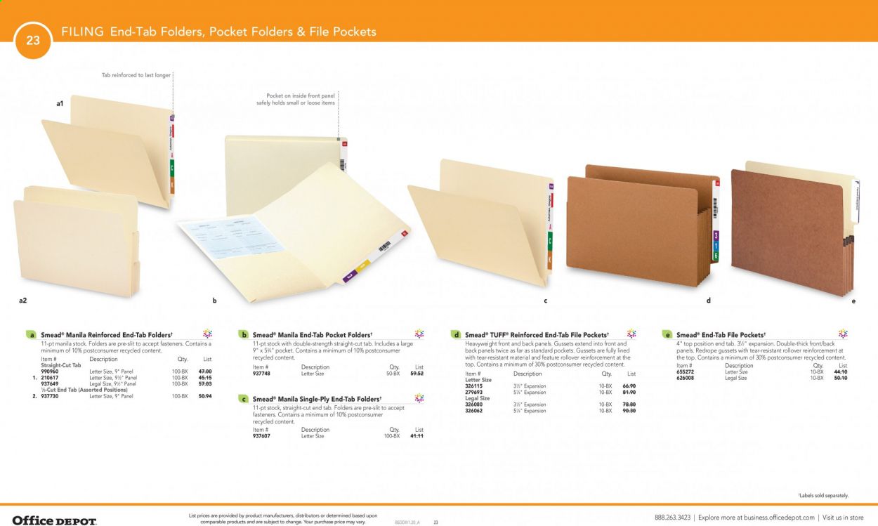 Office DEPOT Catalog 2020-2021
