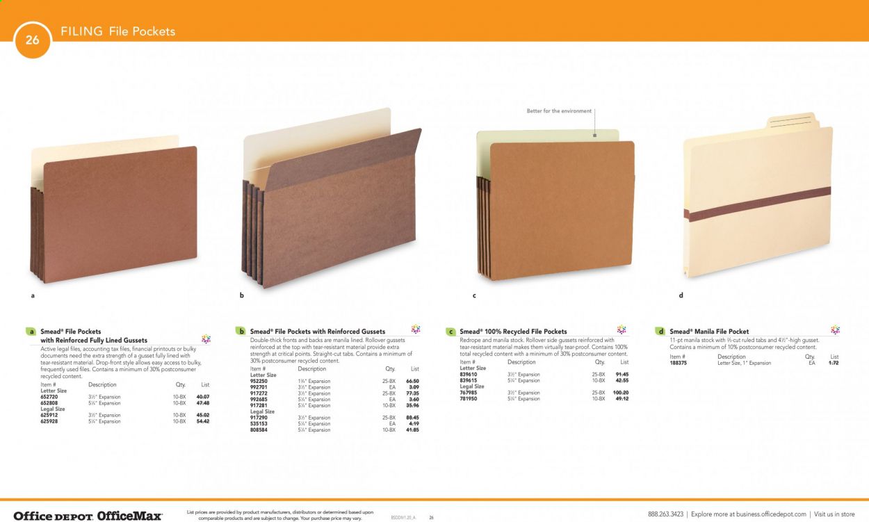 Office DEPOT Catalog 2020-2021