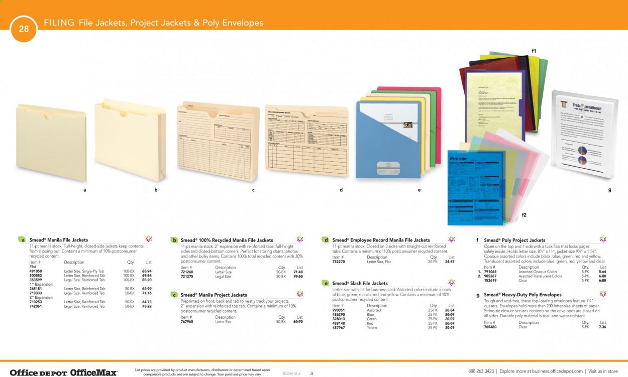 Office DEPOT Catalog 2020-2021