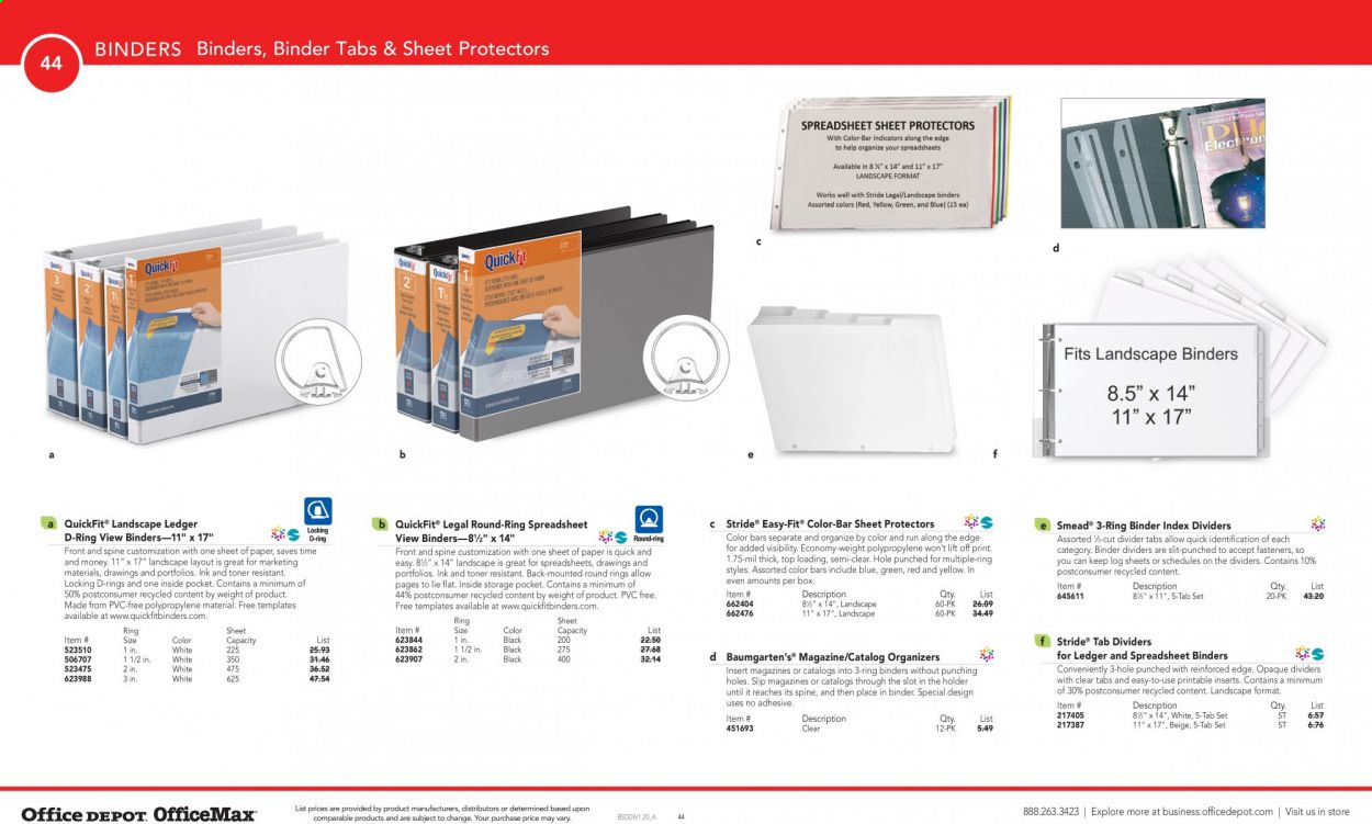Office DEPOT Catalog 2020-2021