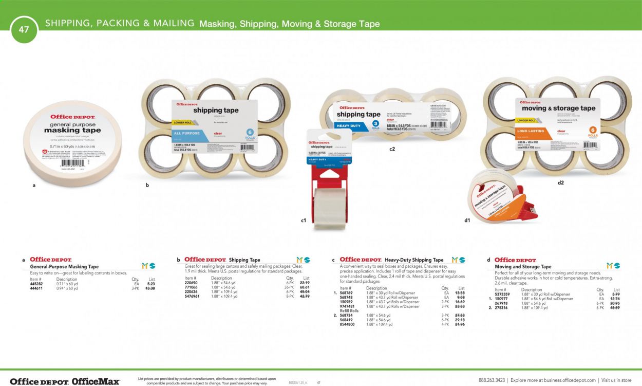 Office DEPOT Catalog 2020-2021