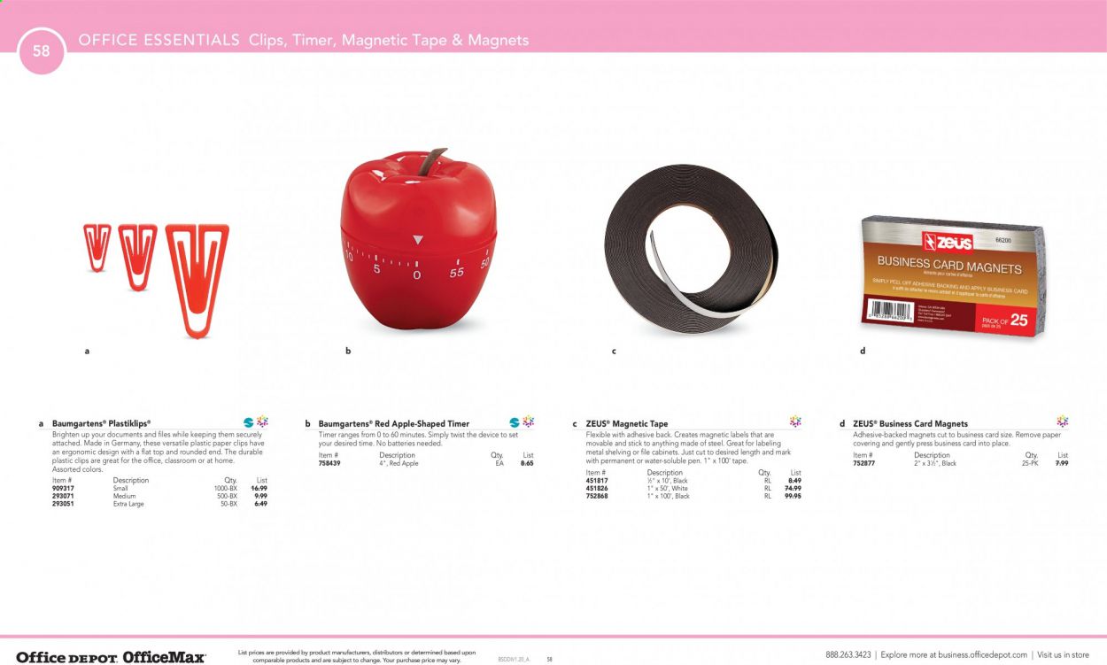 Office DEPOT Catalog 2020-2021
