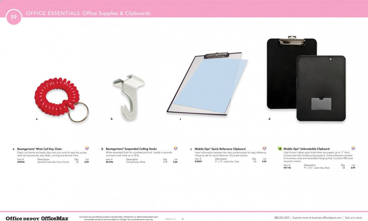 Office DEPOT Catalog 2020-2021