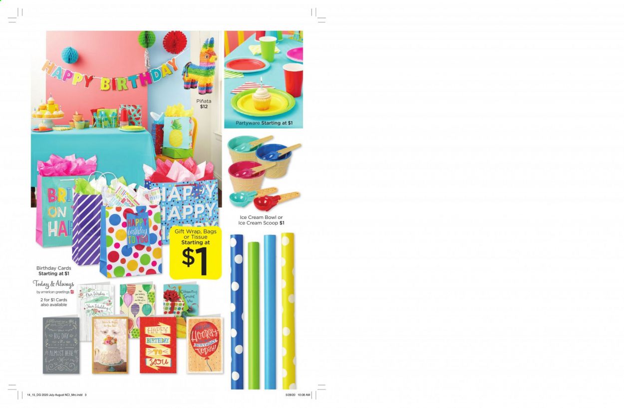 Dollar General Weekly Ad June 26 to August 27