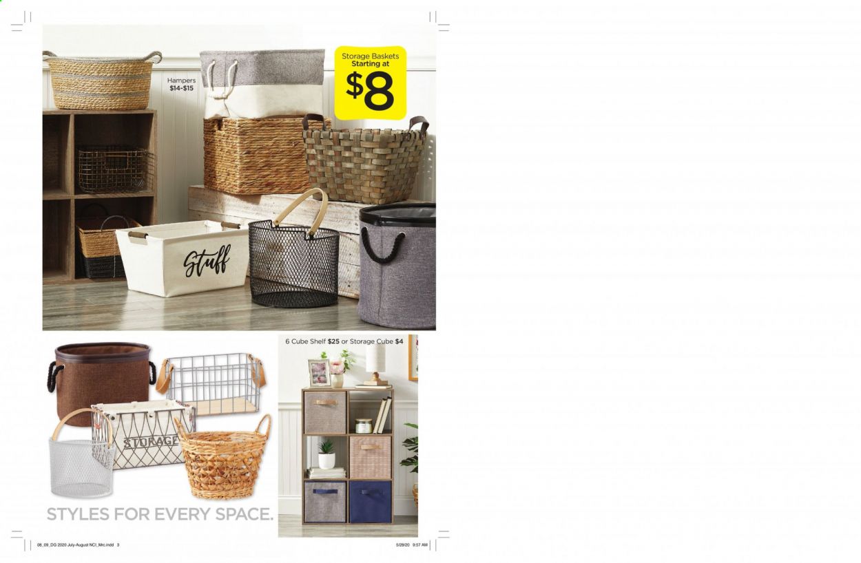 Dollar General Weekly Ad June 26 to August 27