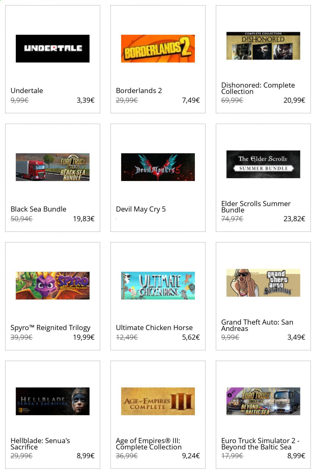 Steam Catalog 2020-2021