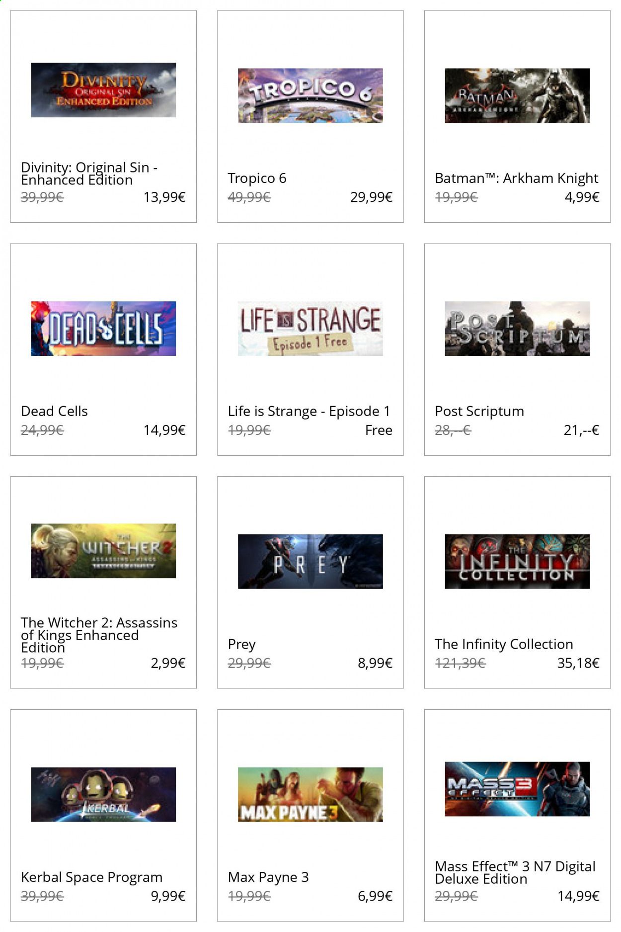 Steam Catalog 2020-2021