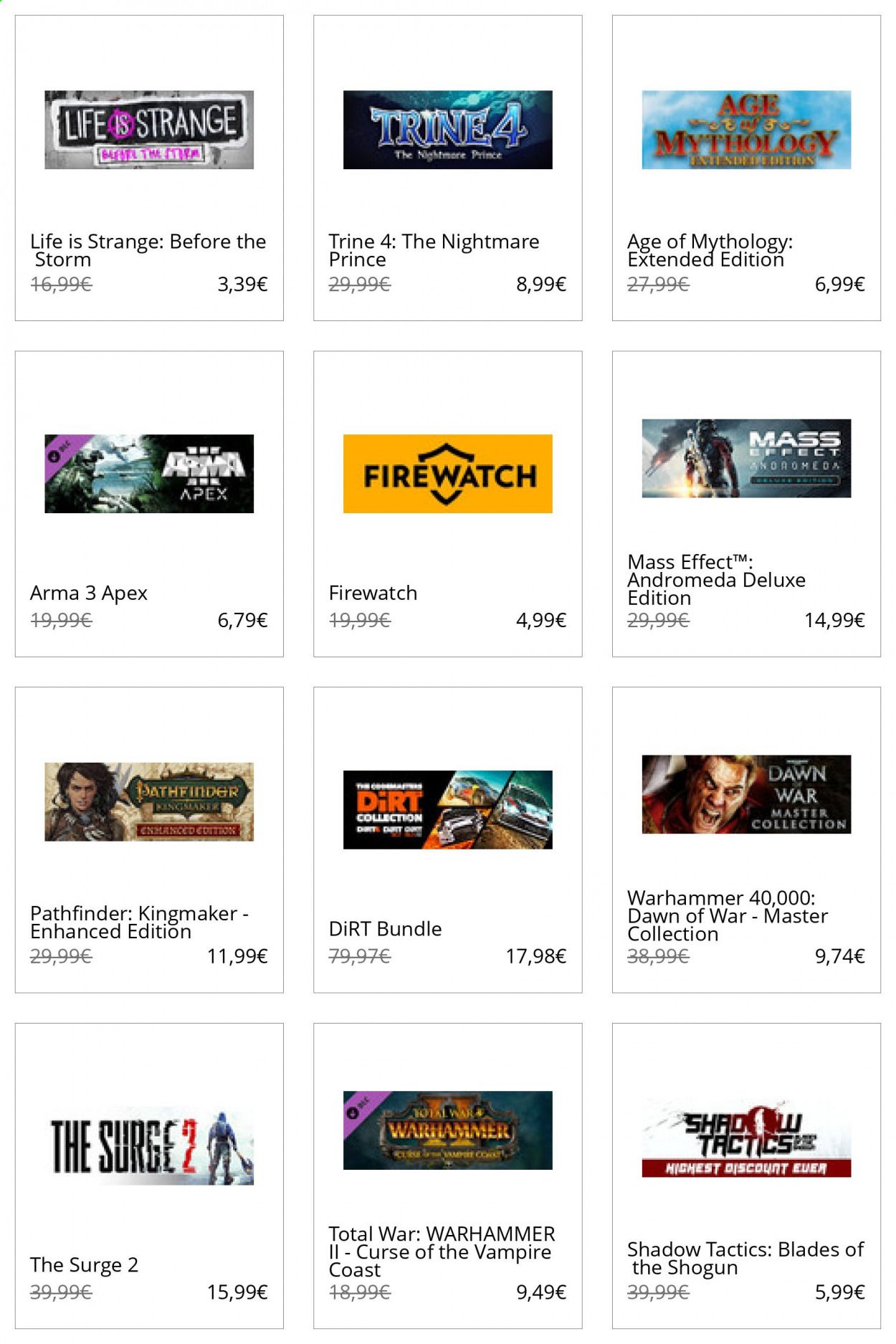 Steam Catalog 2020-2021