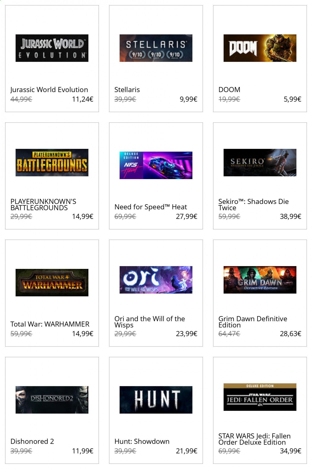 Steam Catalog 2020-2021