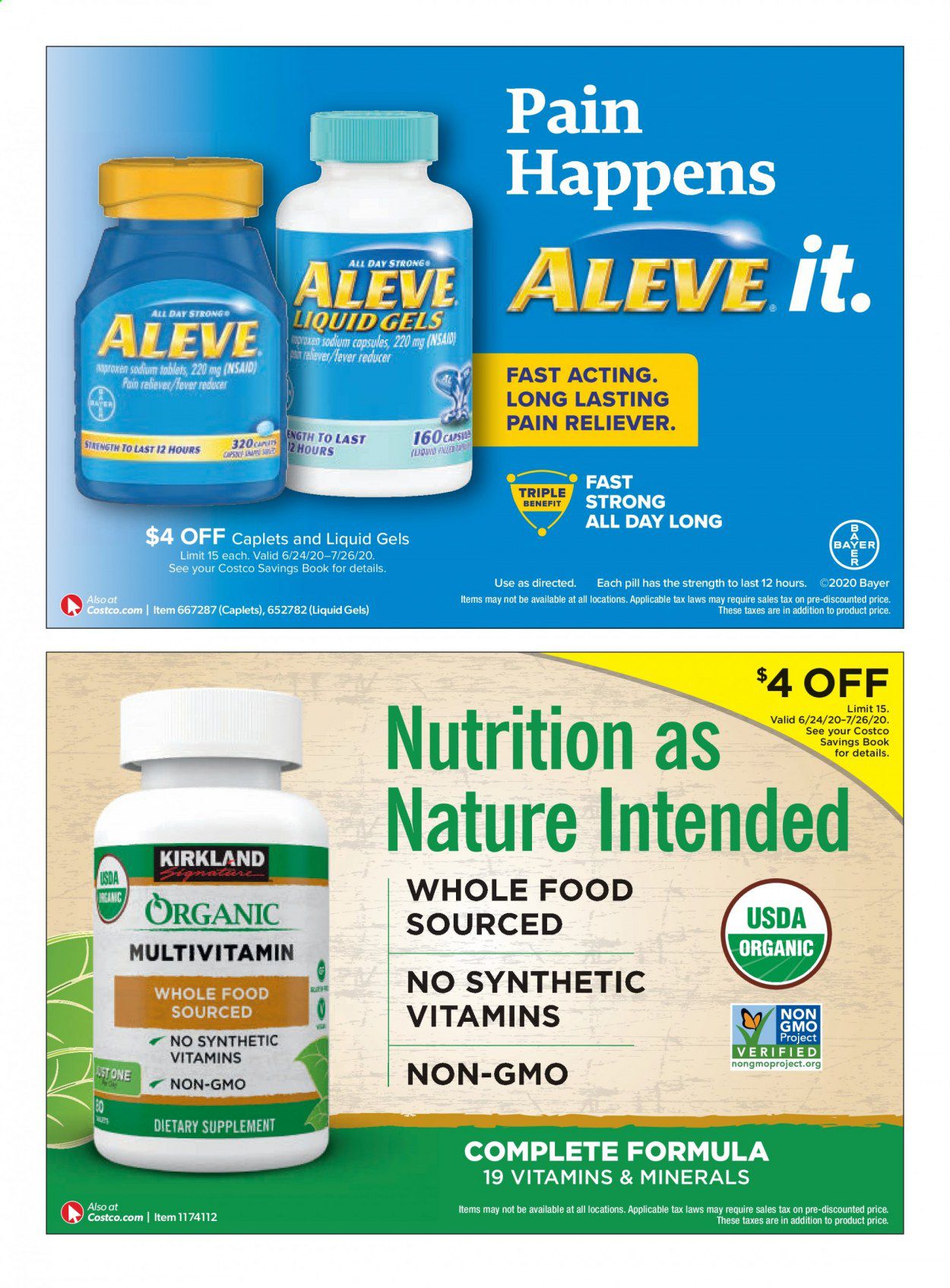 Costco Weekly Ad July 1 to July 31