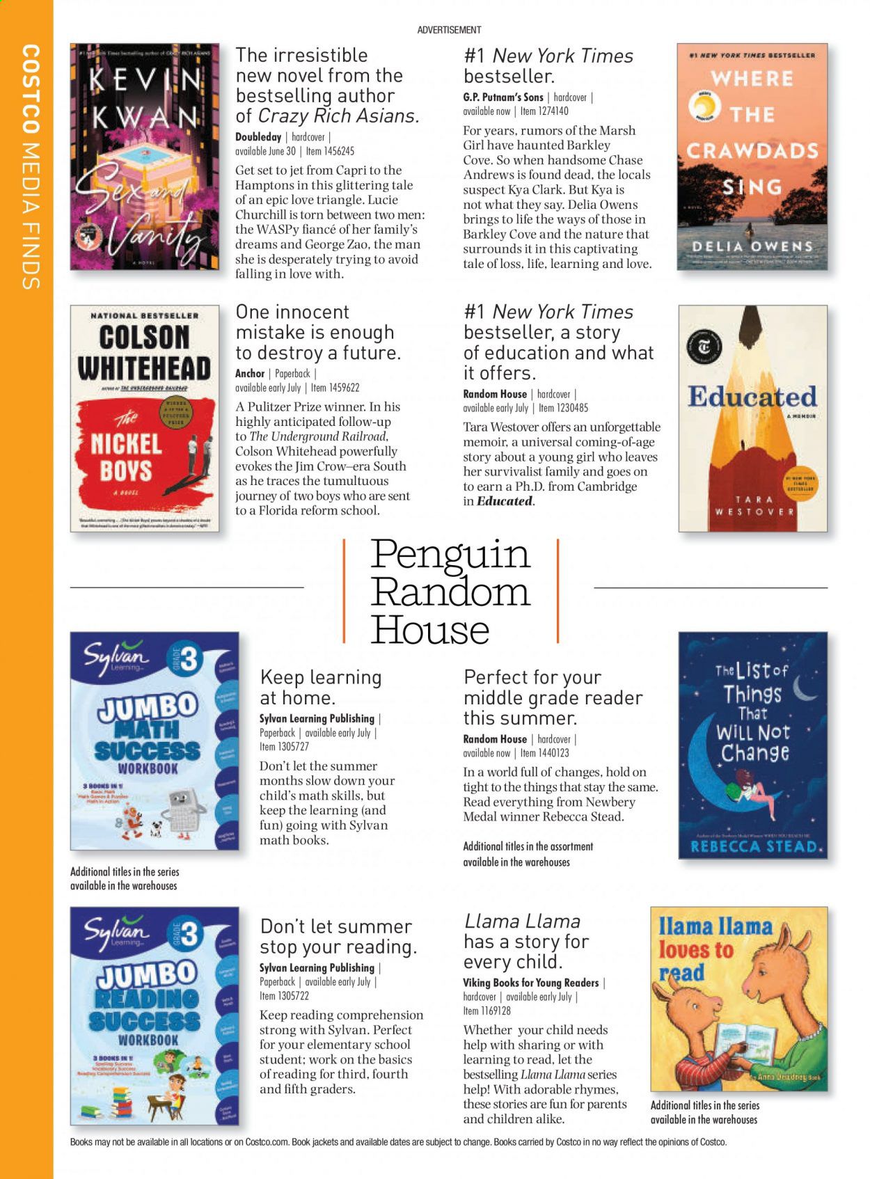Costco Weekly Ad July 1 to July 31