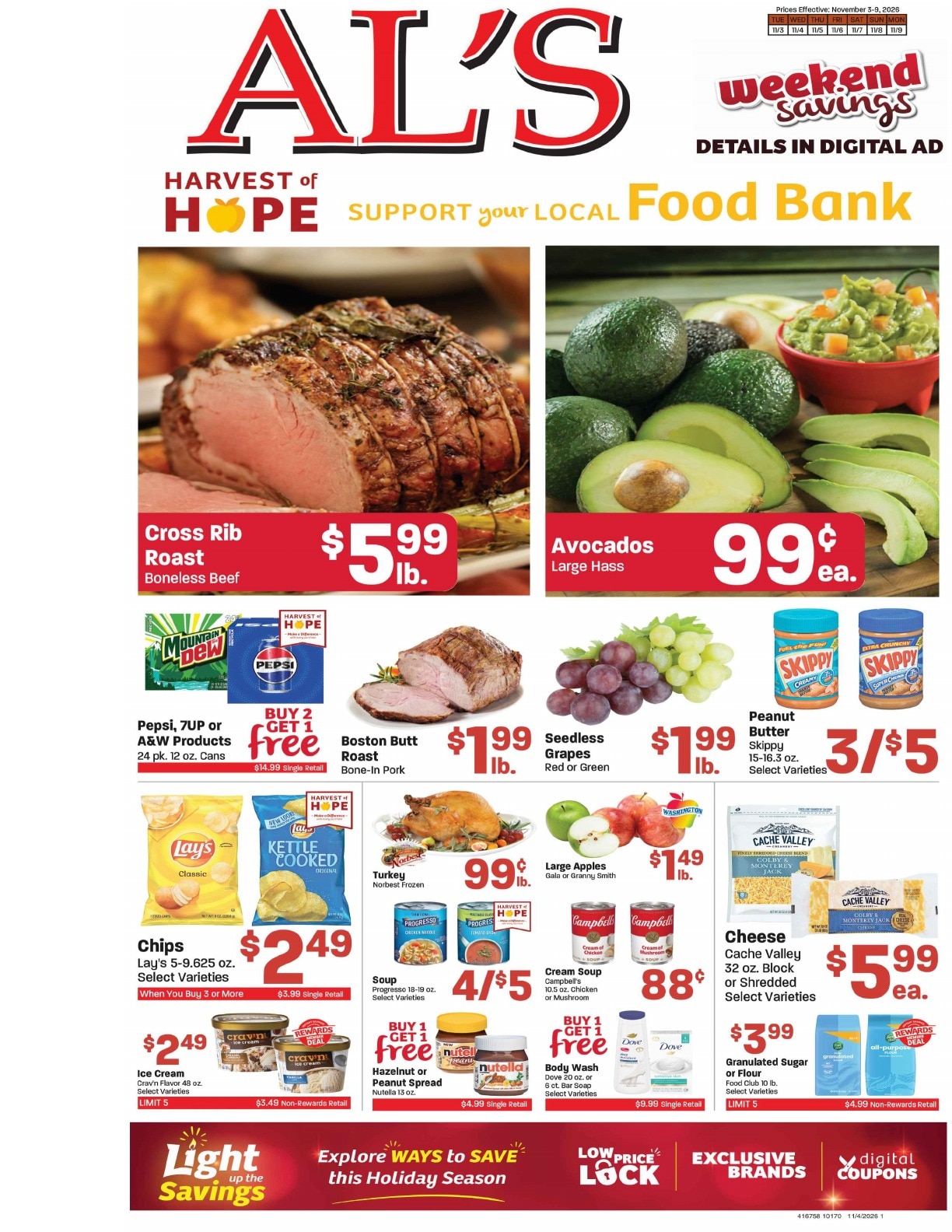 Al's Foodtown Weekly Ad November 3 - 9, 2026