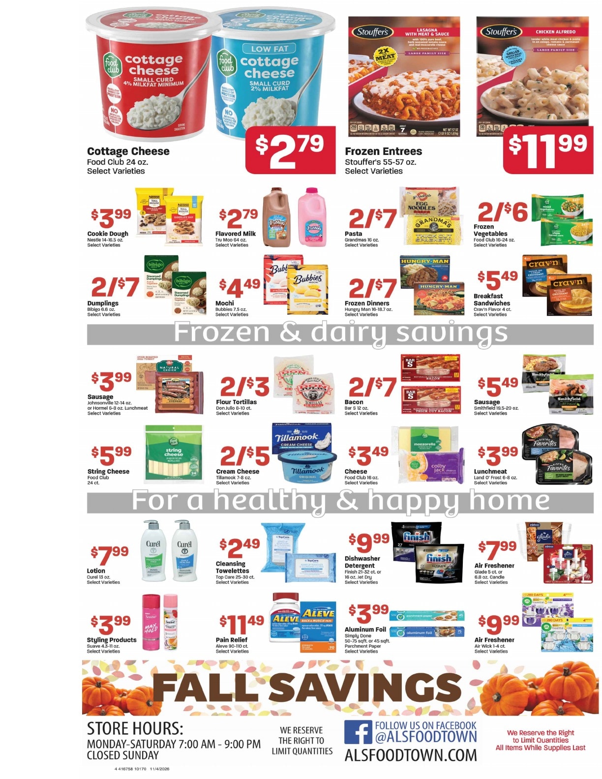 Al's Foodtown Weekly Ad November 3 - 9, 2026