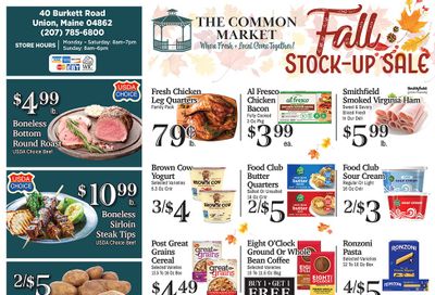 The Common Market Weekly Ad October 31 - November 6, 2026