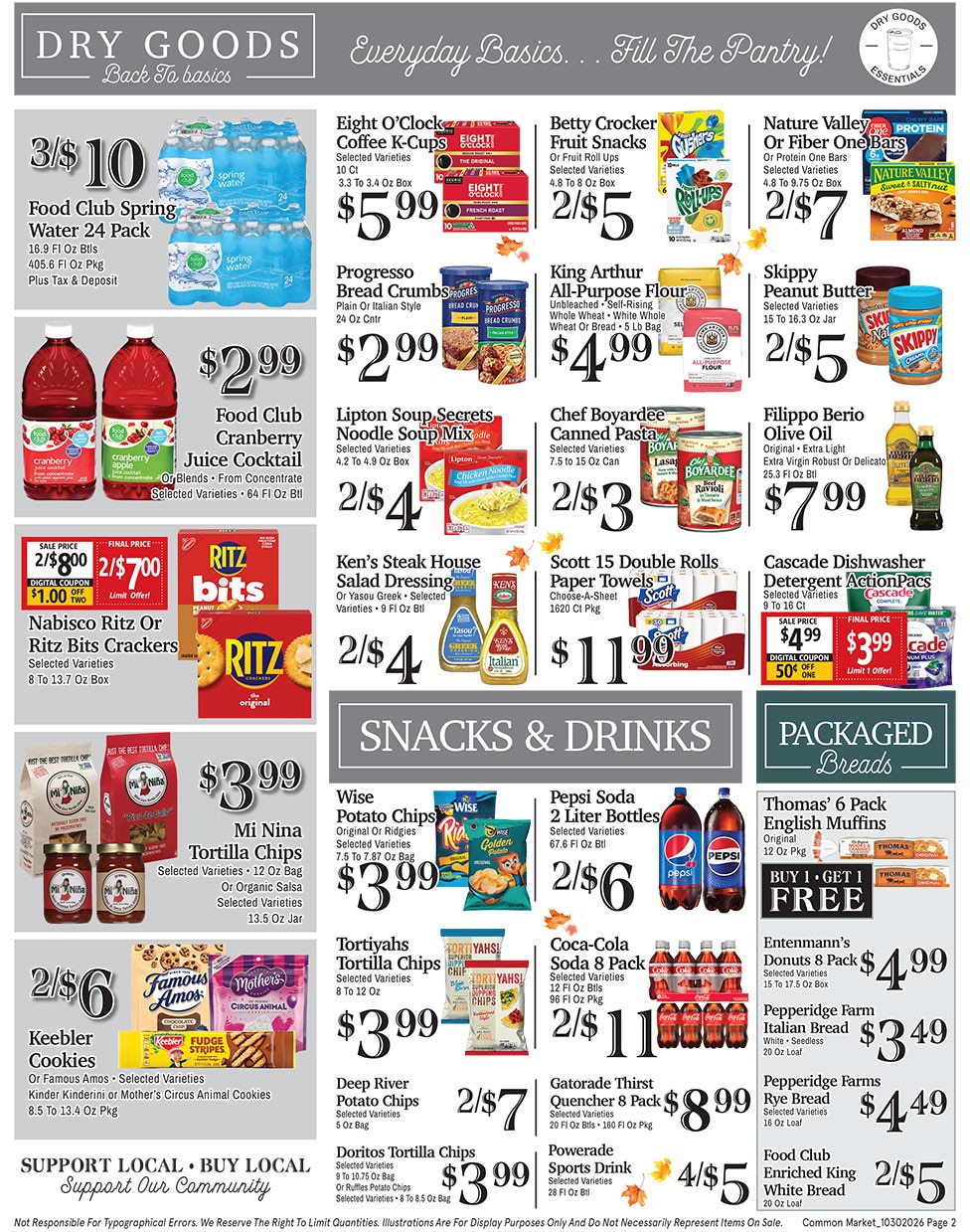 The Common Market Weekly Ad October 31 - November 6, 2026