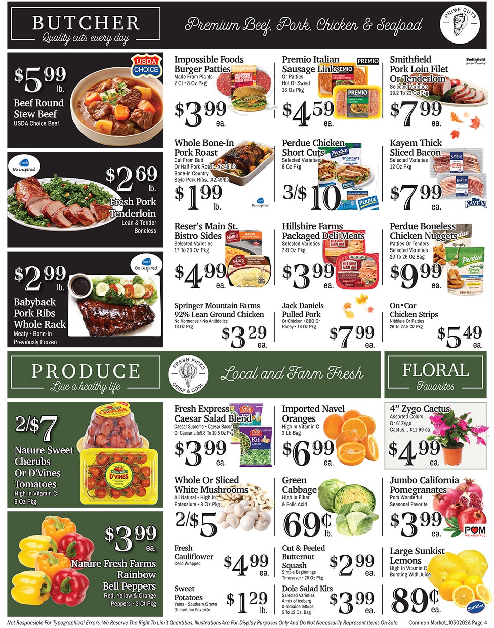 The Common Market Weekly Ad October 31 - November 6, 2026