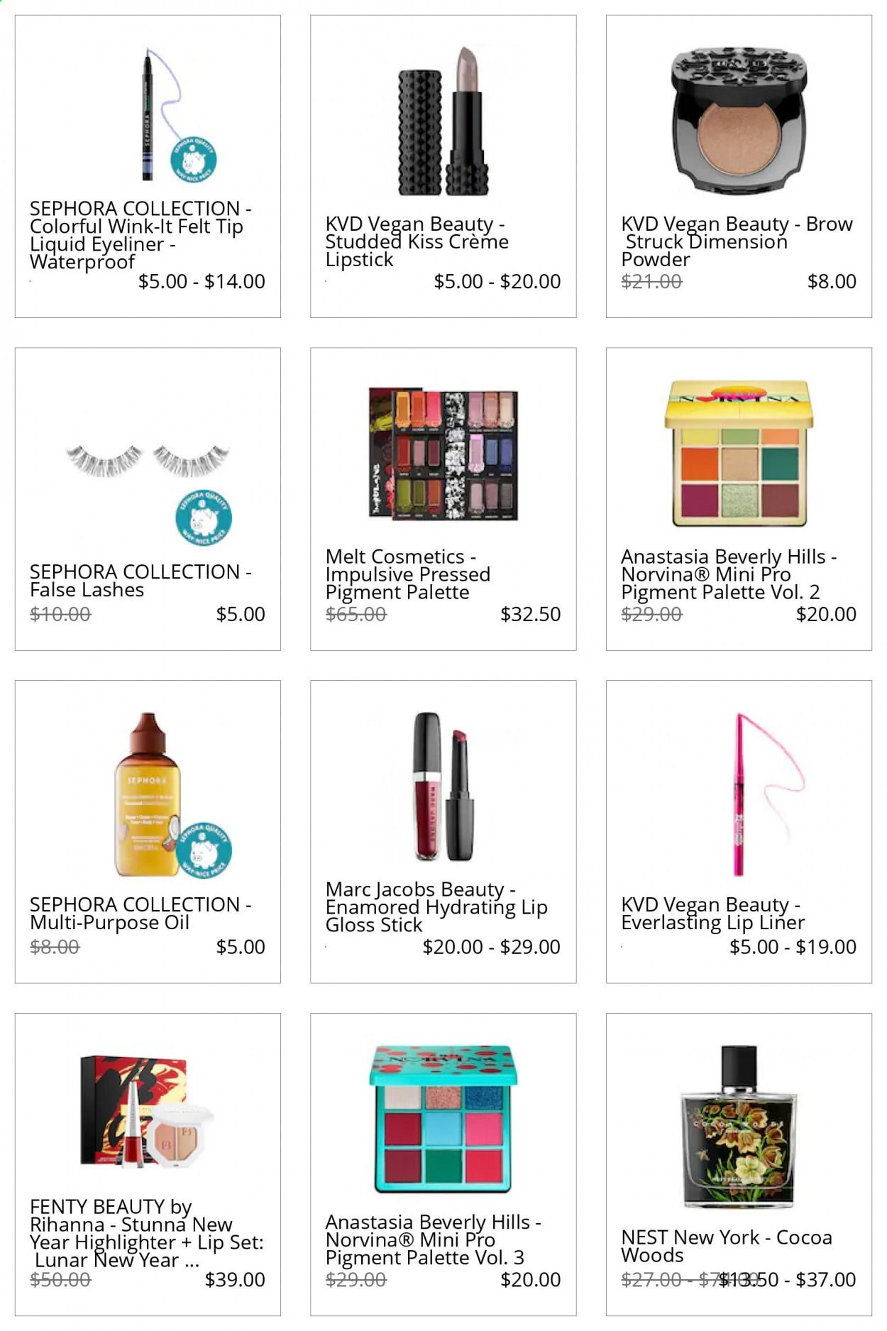 Sephora Catalog 2020-2021
