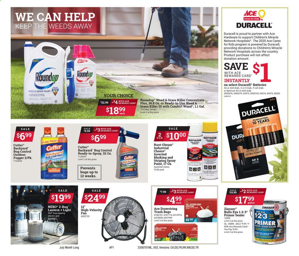 ACE Hardware Weekly Ad July 1 to July 31