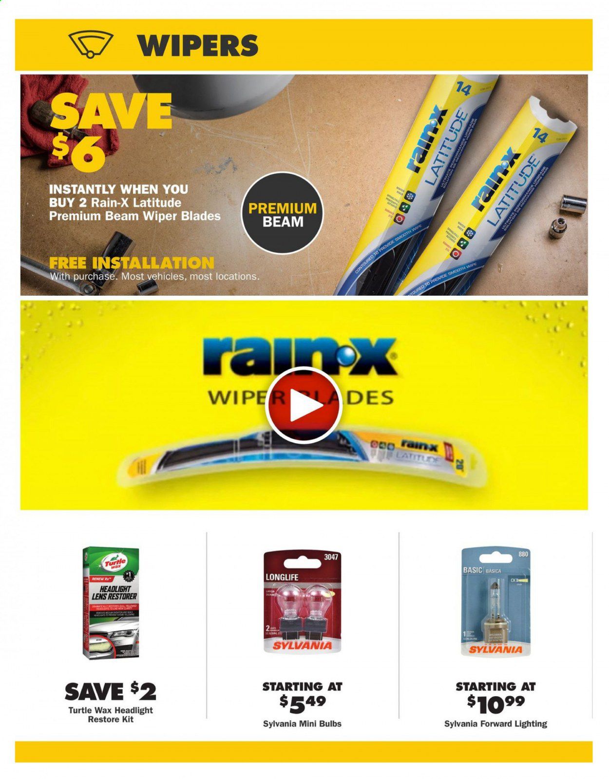 Advance Auto Parts Weekly Ad July 2 to August 26