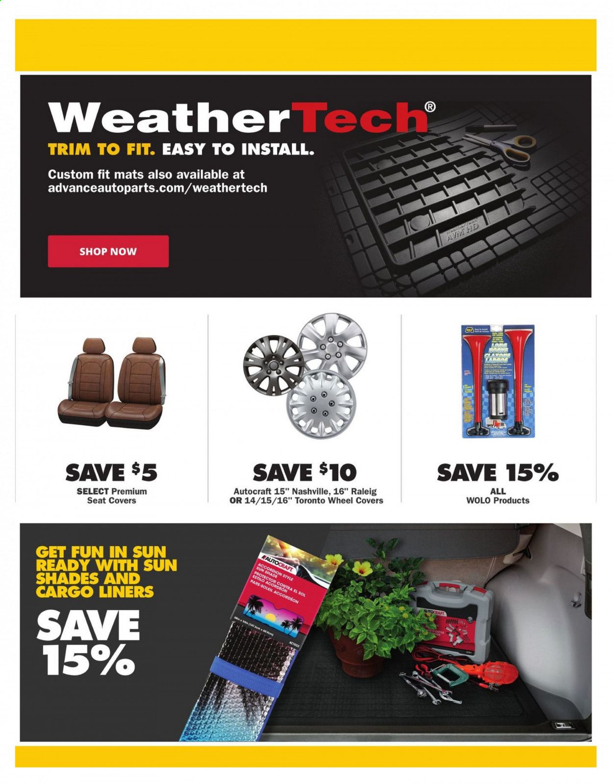Advance Auto Parts Weekly Ad July 2 to August 26