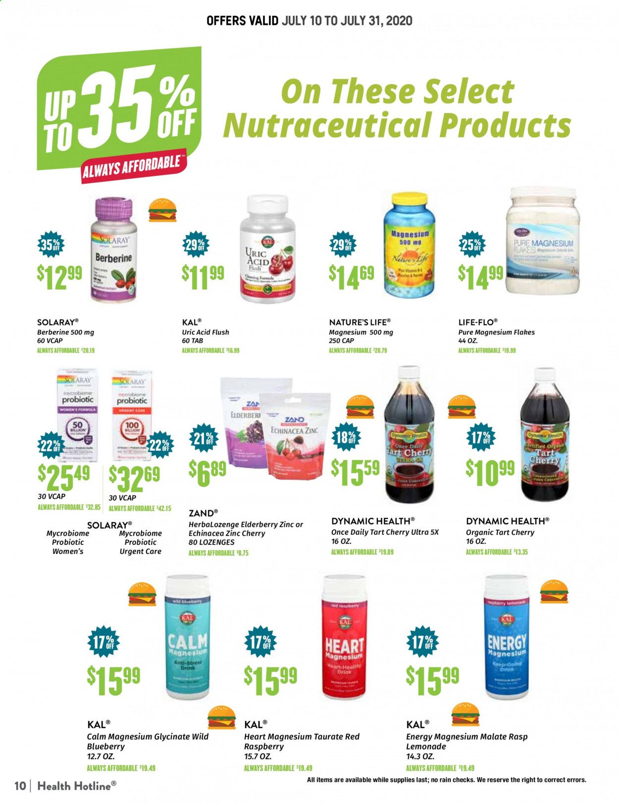 Natural Grocers Weekly Ad July 10 to July 31