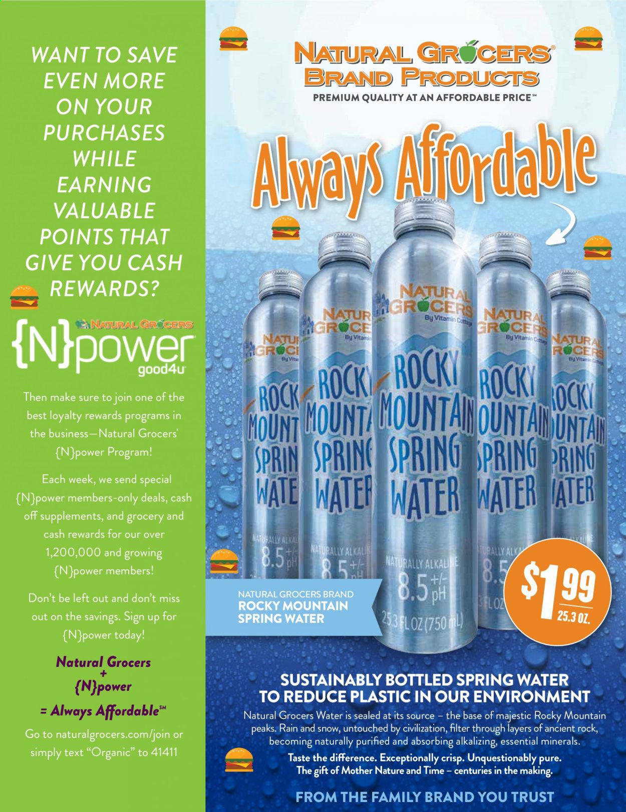 Natural Grocers Weekly Ad July 10 to July 31