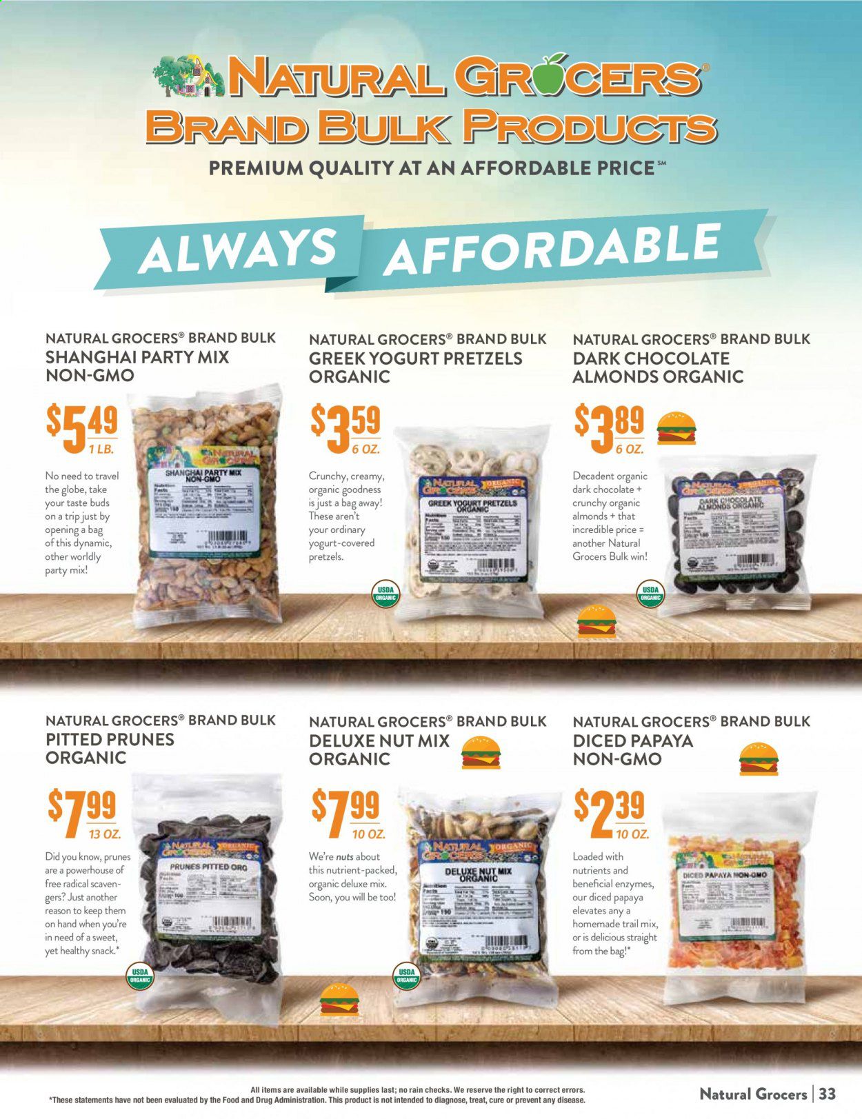 Natural Grocers Weekly Ad July 10 to July 31