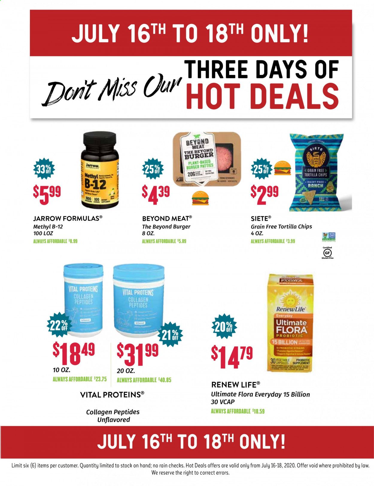 Natural Grocers Weekly Ad July 10 to July 31