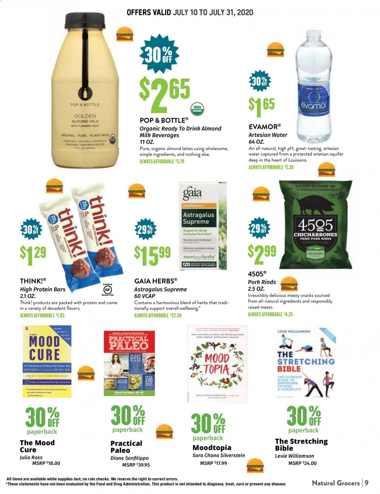 Natural Grocers Weekly Ad July 10 to July 31