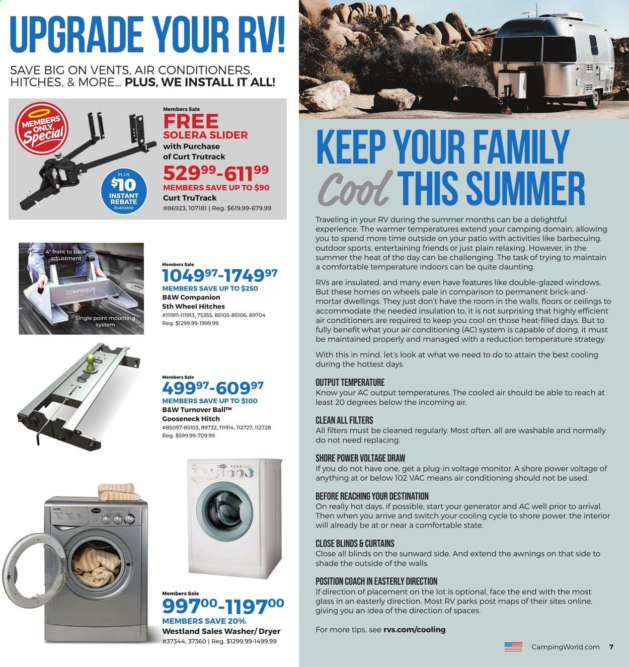 Camping World Weekly Ad July 1 to August 2
