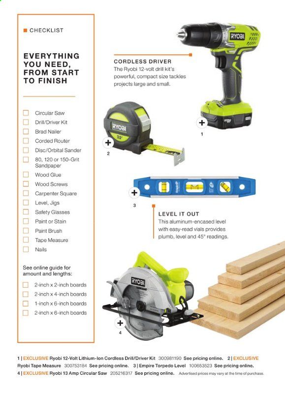 The Home Depot Weekly Ad July 6 to September 6