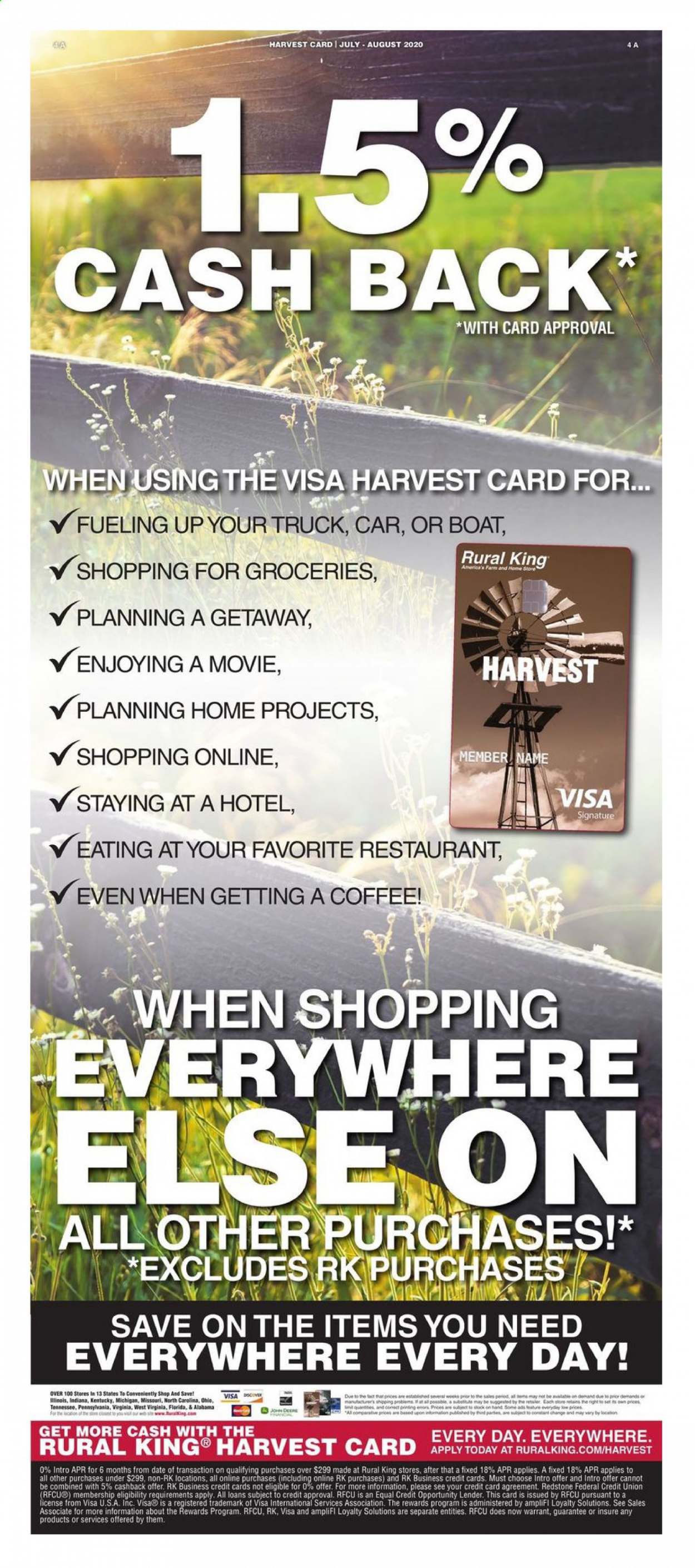 Rural King Weekly Ad July 1 to August 31