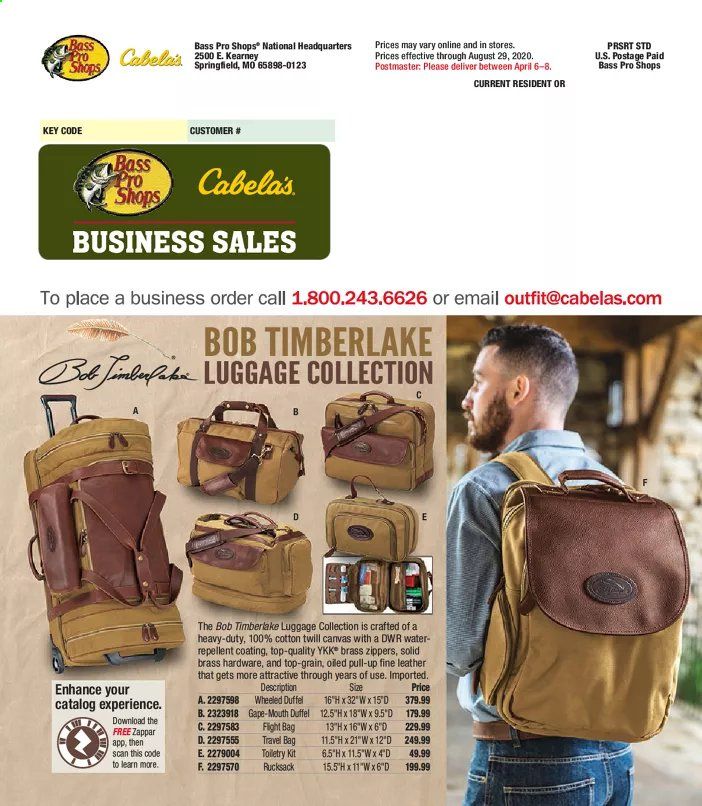 Bass Pro Shops Weekly Ad July 1 to August 29