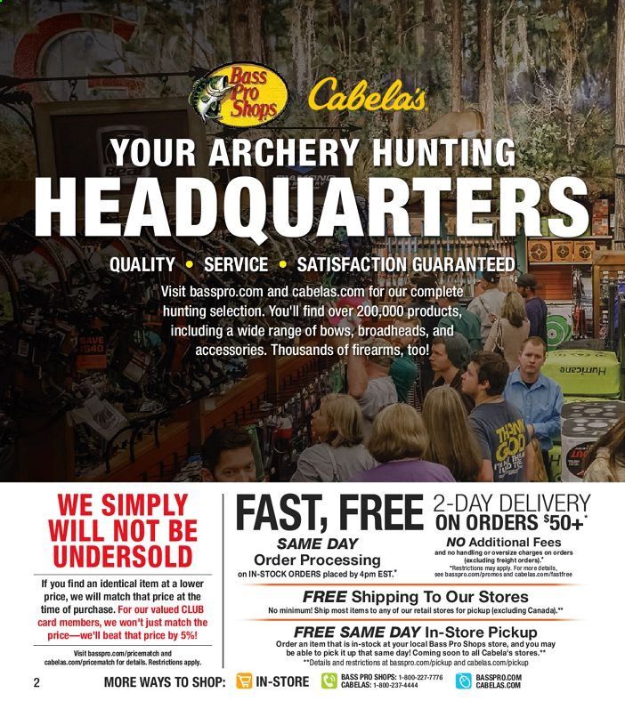 Bass Pro Shops Weekly Ad July 1 to December 26