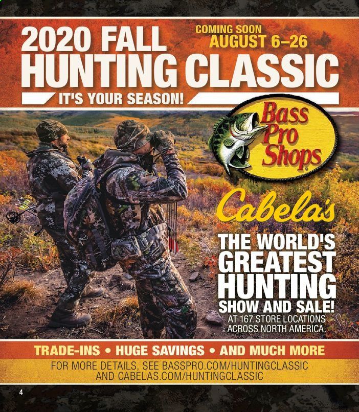 Bass Pro Shops Weekly Ad July 1 to December 26
