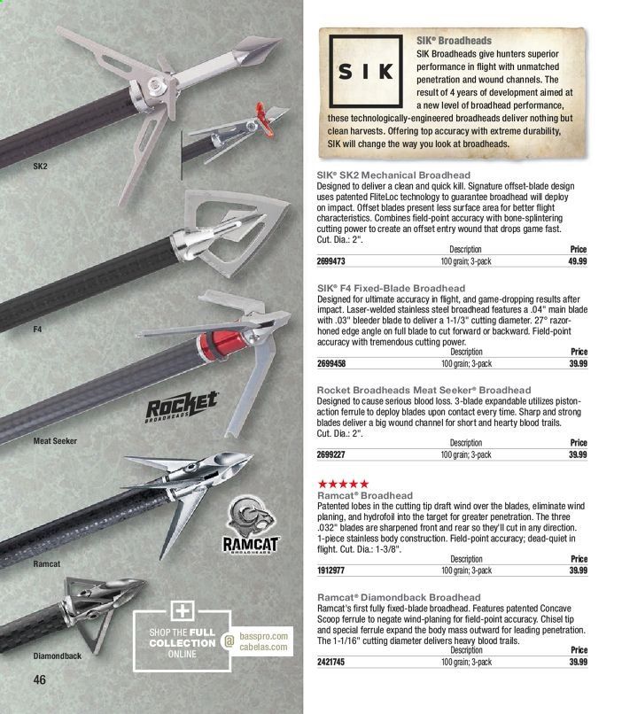 Bass Pro Shops Weekly Ad July 1 to December 26