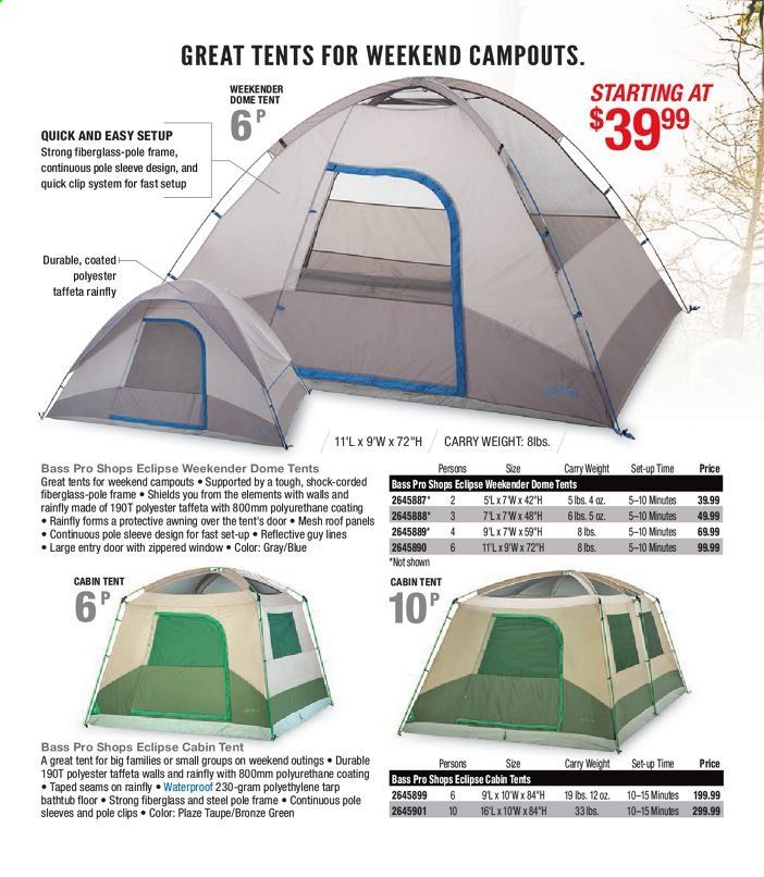 Bass Pro Shops Weekly Ad July 1 to August 15