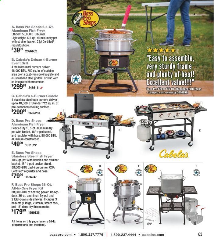 Bass Pro Shops Weekly Ad July 1 to August 15