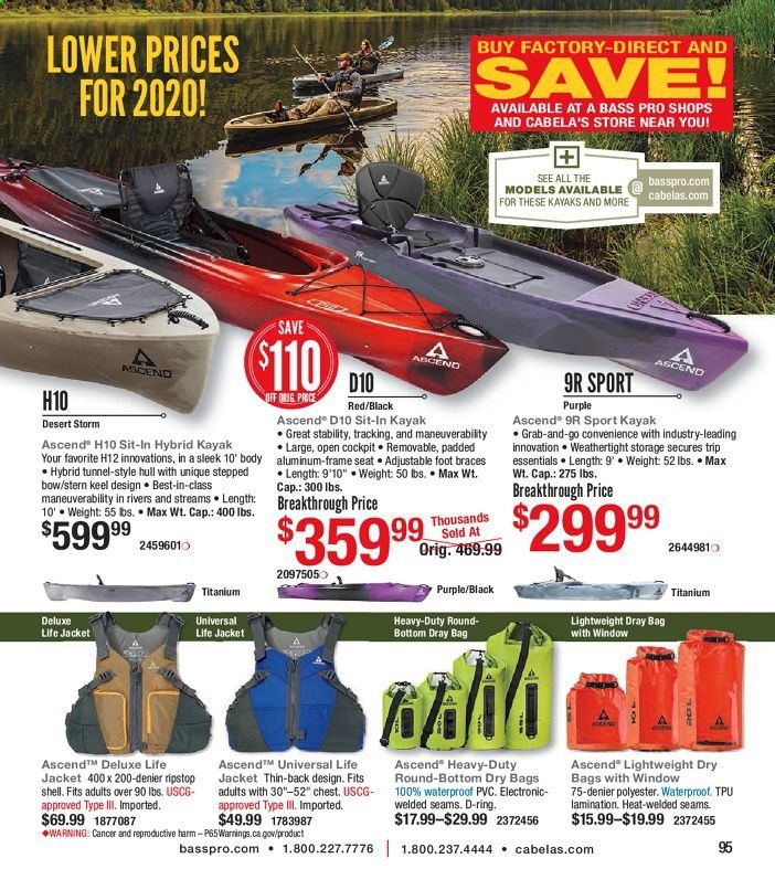 Bass Pro Shops Weekly Ad July 1 to August 15