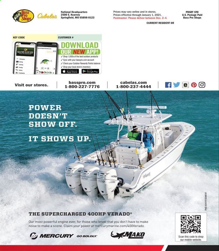 Bass Pro Shops Weekly Ad July 1 to January 1