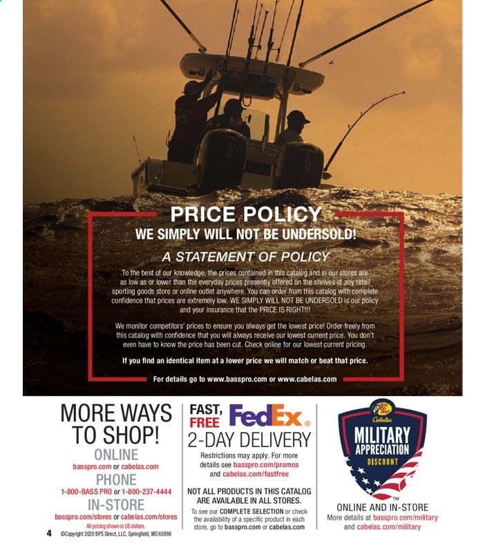 Bass Pro Shops Weekly Ad July 1 to January 1