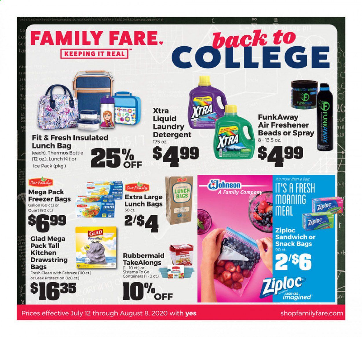 Family Fare Weekly Ad July 12 to August 8