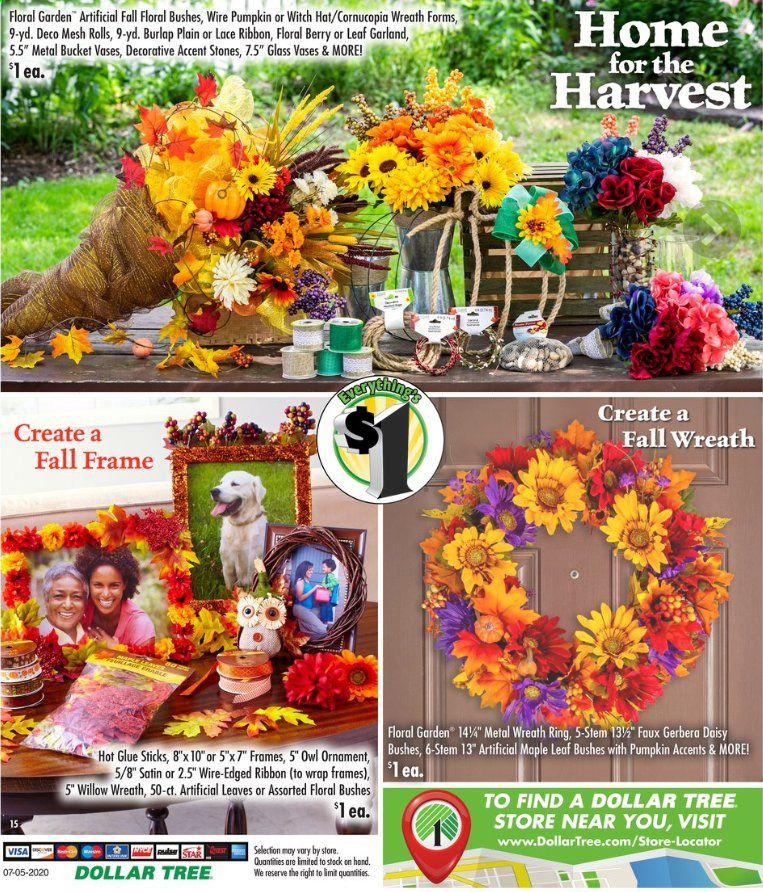 Dollar Tree Weekly Ad July 5 to September 6