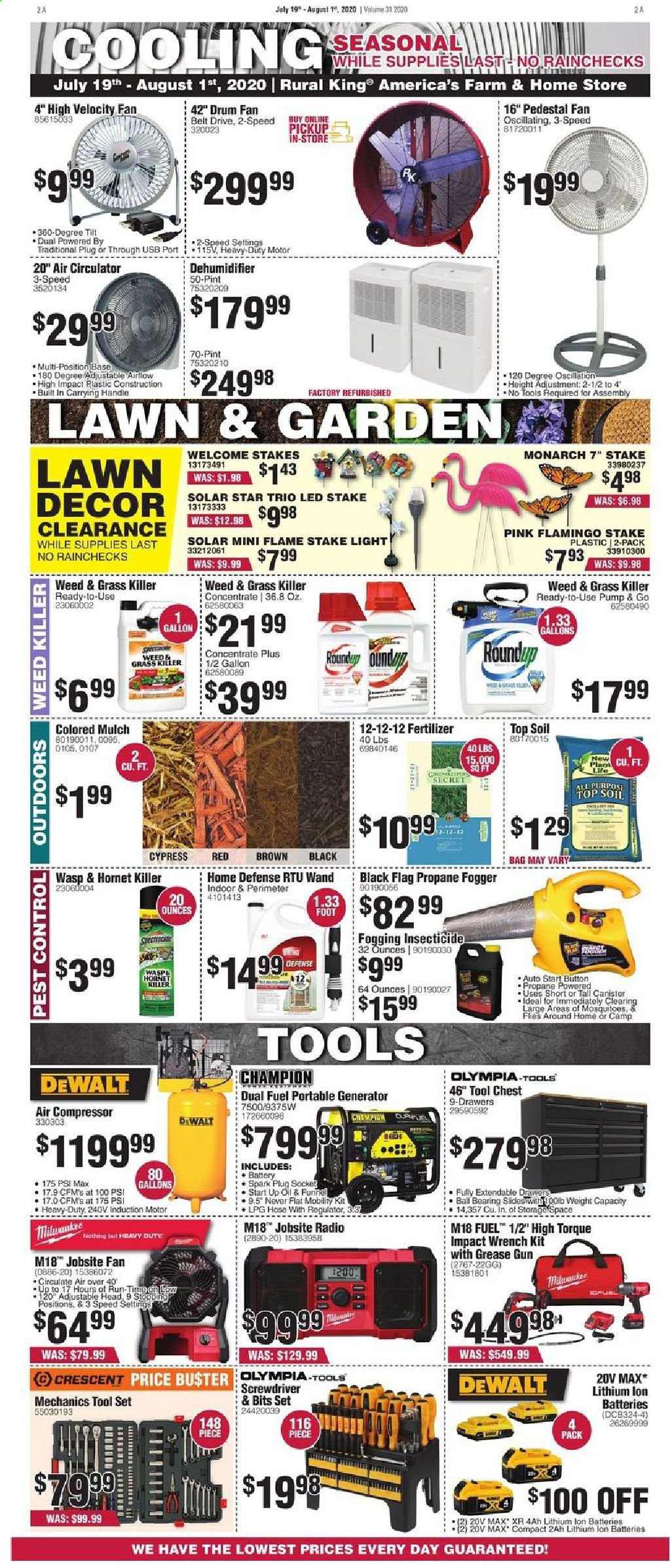 Rural King Weekly Ad July 19 to August 1