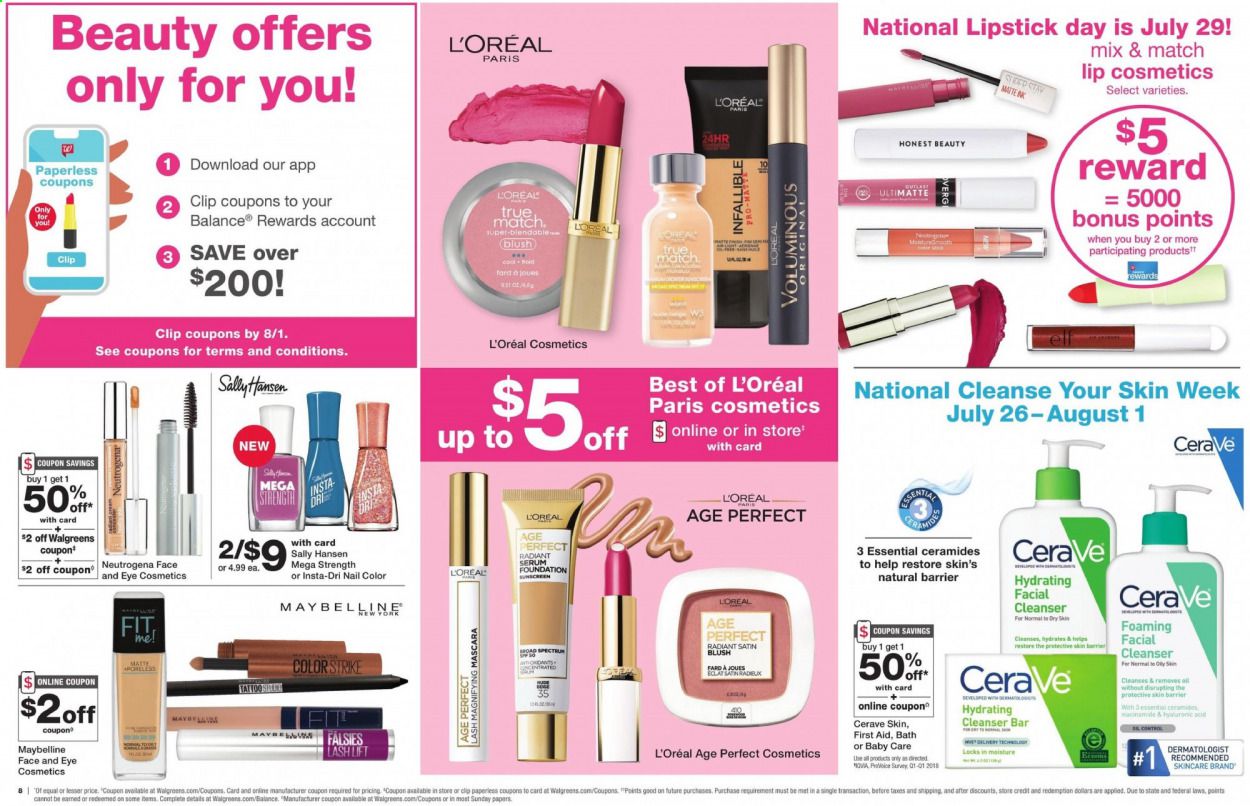 Walgreens Weekly Ad July 26 to August 1