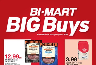 Bi-Mart Weekly Ad July 22 to August 4