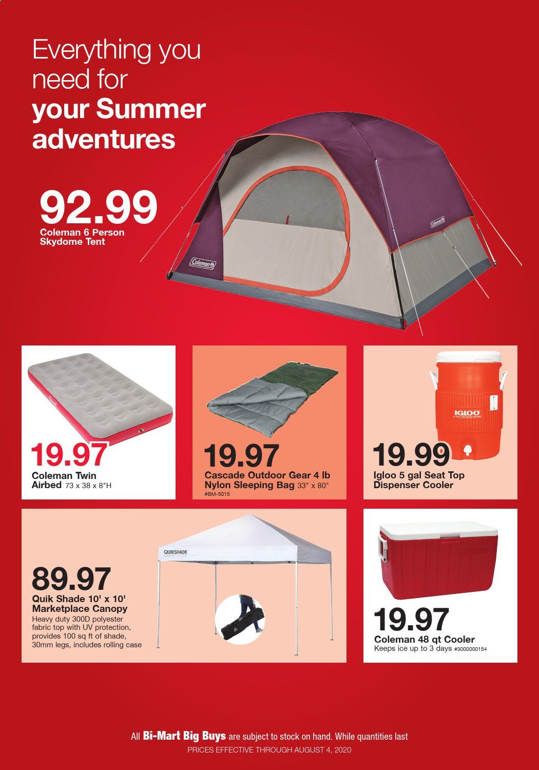Bi-Mart Weekly Ad July 22 to August 4