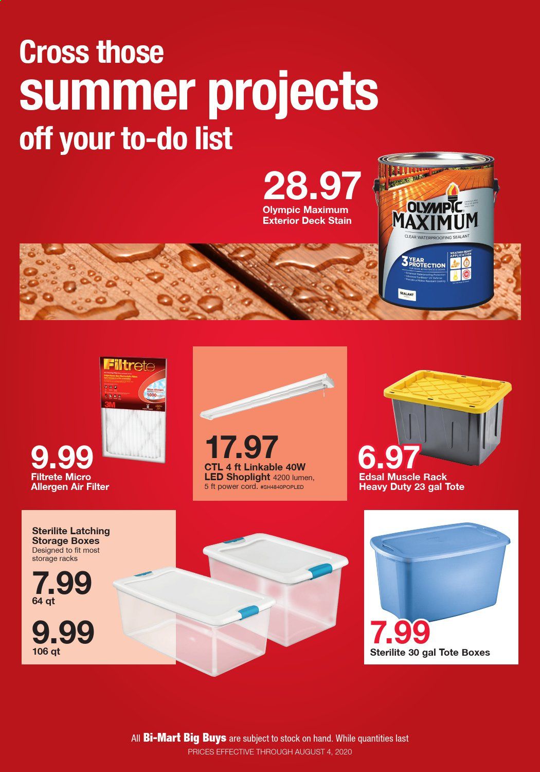 Bi-Mart Weekly Ad July 22 to August 4