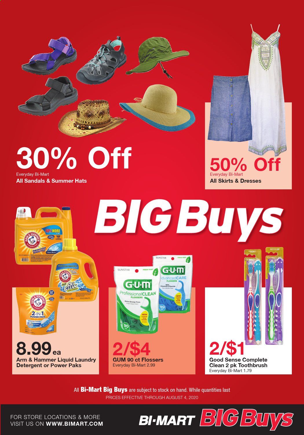 Bi-Mart Weekly Ad July 22 to August 4