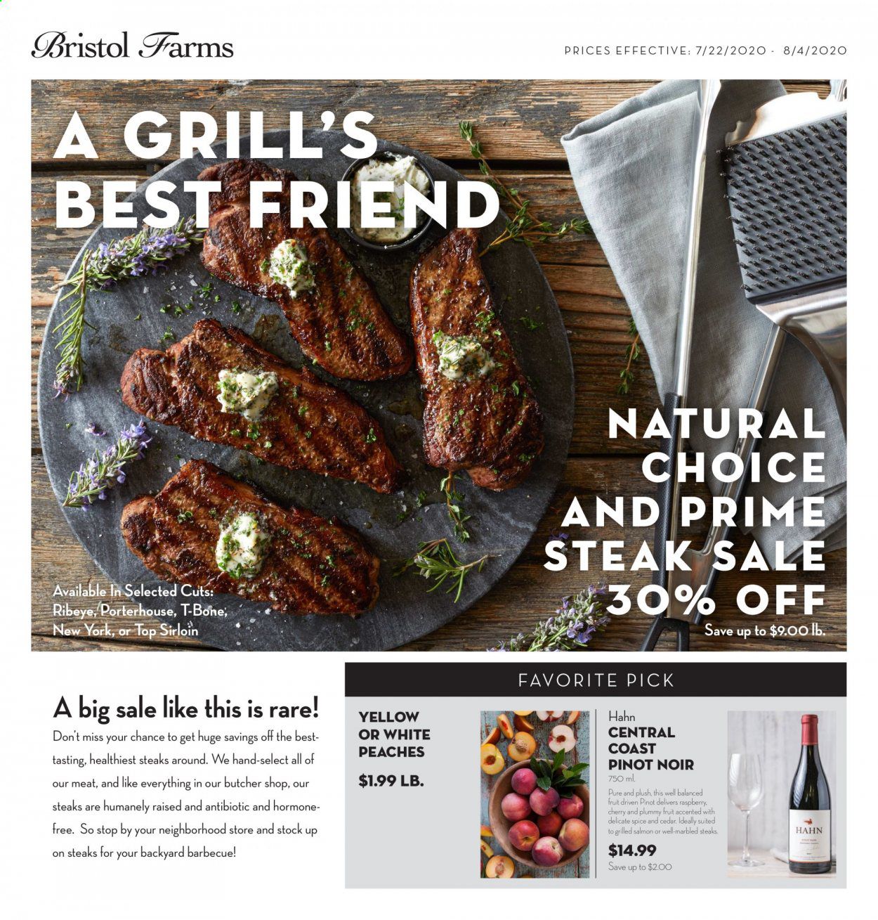 Bristol Farms Weekly Ad July 22 to August 4